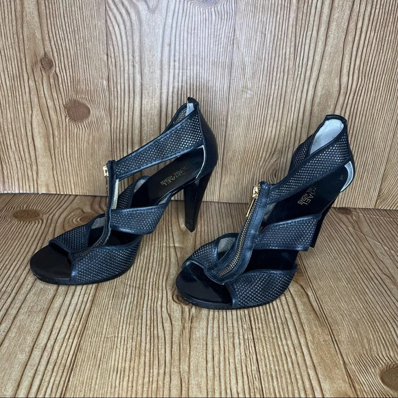 Michael Kors heeled sandal – color black - women’s size 9 M - Picture 1 of 5